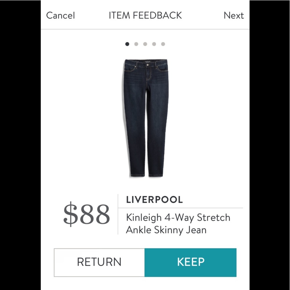 Liverpool Skinny Jeans size 12/31 from Stitch Fix